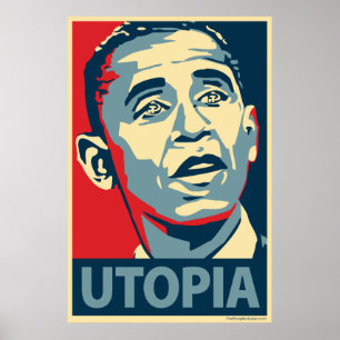 Utopia - Poster parodique d'Obama