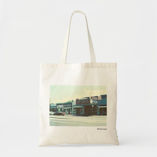Utopia Theatre & Rogers Tote Bag (Front)
