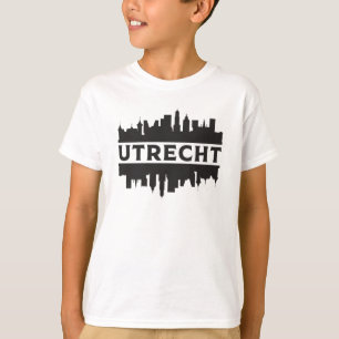 Utrecht City Cityscape Skyline Travel Funny Gift T-Shirt
