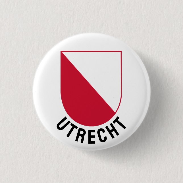Utrecht coat of arms - Netherlands 1 Inch Round Button (Front)