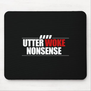 Utter Woke Nonsense Football Soccer Ironic Everton Mouse Pad