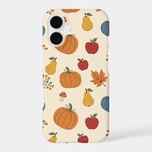 utumn Harvest Pumpkins Fruit Pattern Case
