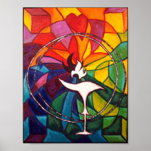 UU Chalice ART PRINT Unitarian Universalist