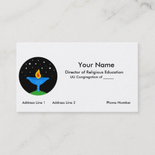UU Chalice Business Cards