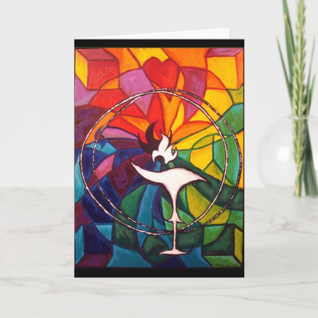 UU Chalice Greeting Card Unitarian Universalist (Front)