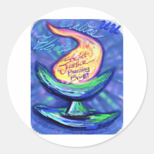 UU Chalice.jpg Classic Round Sticker