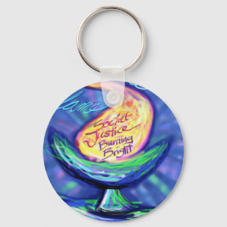 UU Chalice.jpg Keychain