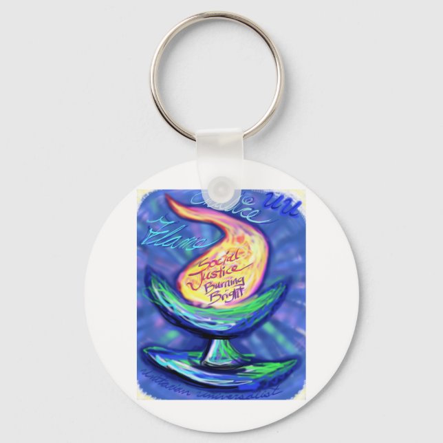UU Chalice.jpg Keychain (Front)
