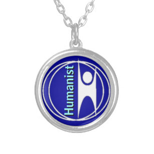 UU Humanist Silver Plated Necklace