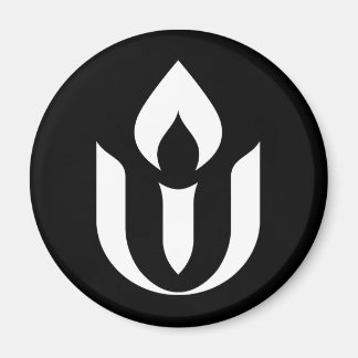 UU White Chalice Symbol Refrigerator Magnet