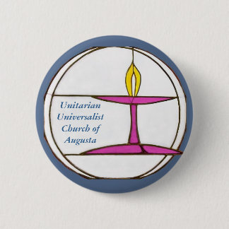 UUCA Blue 2 Inch Round Button