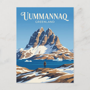 Uummannaq Mountain Greenland Postcard