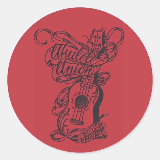 UUoB/H 3" Sticker: Tattoo Design Classic Round Sticker (Front)