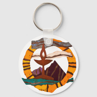 UUSS chalice, Unitarian Universalist, UU, chalice, Keychain
