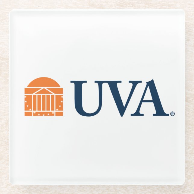 UVA GLASS COASTER (Front)
