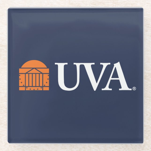 UVA GLASS COASTER (Front)