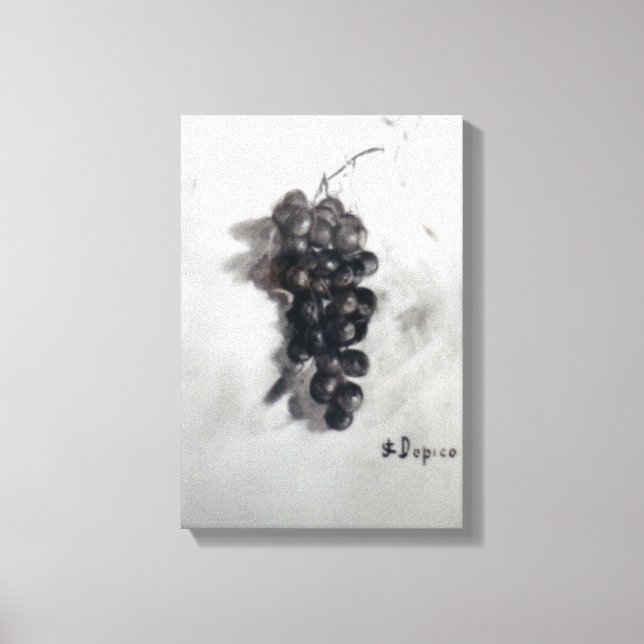 Uvas/Grapes Canvas Print (Front)