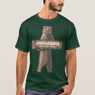 Uwharrie National Forest North Carolina NC Growlin T-Shirt