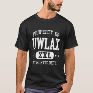 UWLAX Retro Athletic Property Dept T-Shirt