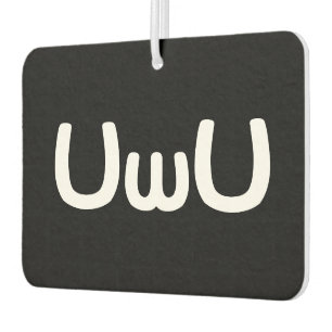 UwU Happy Anime Face Emoticon Air Freshener