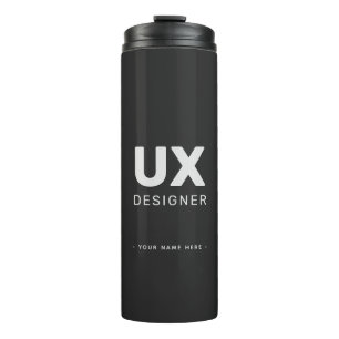 UX Designer Modern Customizable Thermal Tumbler