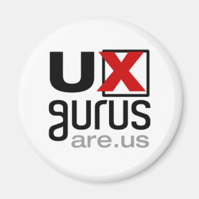 UX gurus are us! - Magnet (Front)