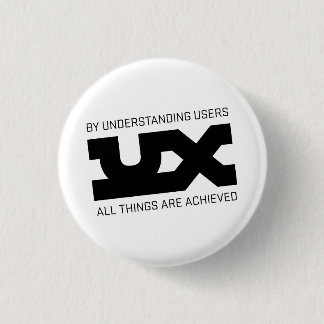 UX Mantras 1 Inch Round Button
