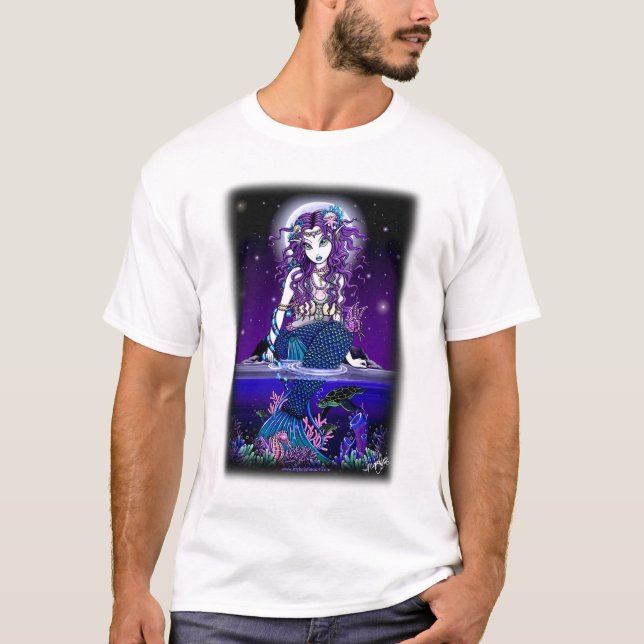 "Uxia" Twilight Moon Gothic Mermaid Top (Front)