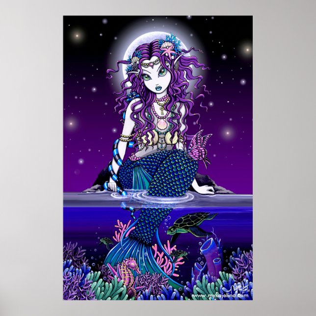Uxia Twilight Moon Mermaid Poster (Front)