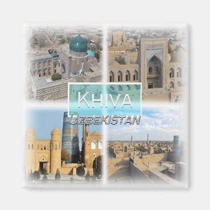 UZ0009 Asia, Uzbekistan, Khiva, Mausoleum, Fridge  Magnet