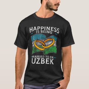 Uzbek Wedding Republic Of Uzbekistan Roots Married T-Shirt
