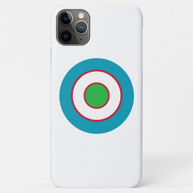 Uzbekistan country roundel flag symbol circle army Case-Mate iPhone case (Back)