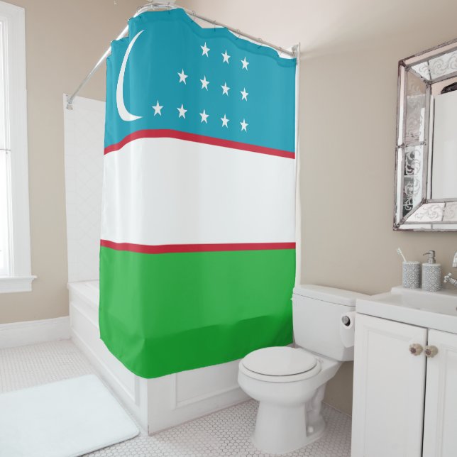 Uzbekistan flag (In Situ)