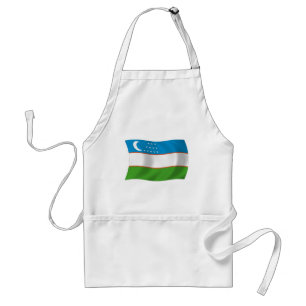 Uzbekistan Flag Apron