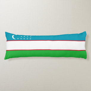 Uzbekistan flag body pillow