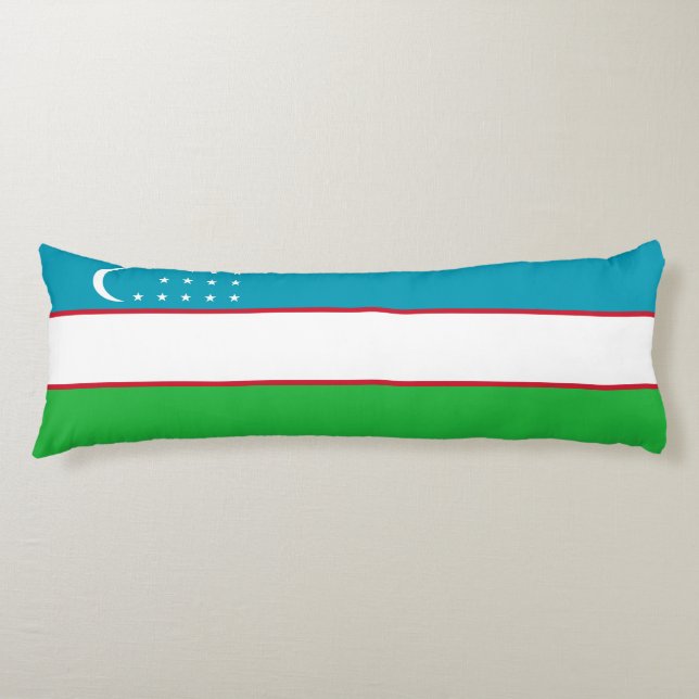 Uzbekistan flag body pillow (Front)