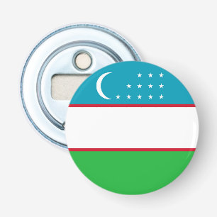 Uzbekistan flag bottle opener