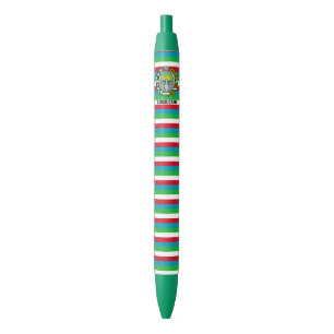 Uzbekistan Flag Cute Patriotic Black Ink Pen