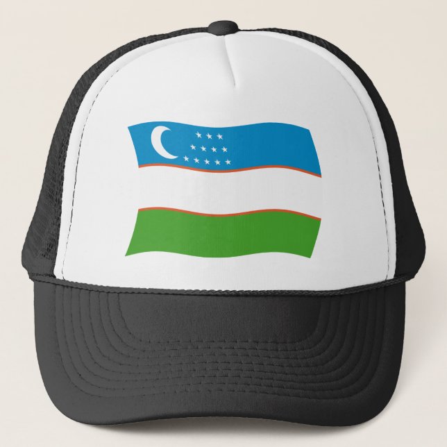 Uzbekistan Flag Hat (Front)