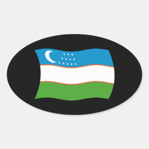 Uzbekistan Flag Sticker