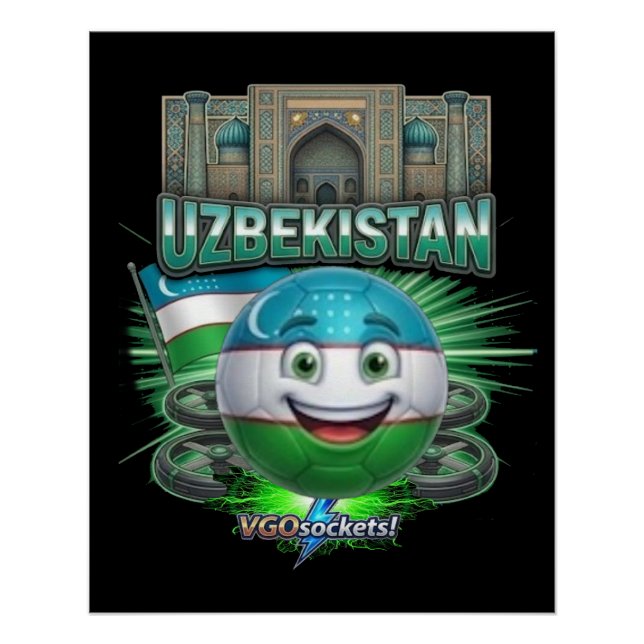 Uzbekistan-G-Ball Poster (Front)