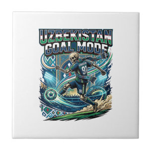 Uzbekistan Goal Mode Skeleton Striker Nations Stre Tile