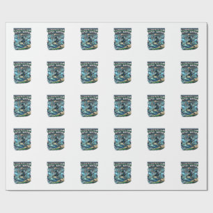 Uzbekistan Goal Mode Skeleton Striker Nations Stre Wrapping Paper