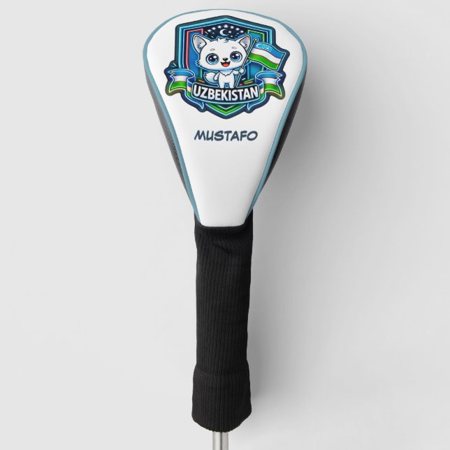 Uzbekistan Golf Head Cover (Front)