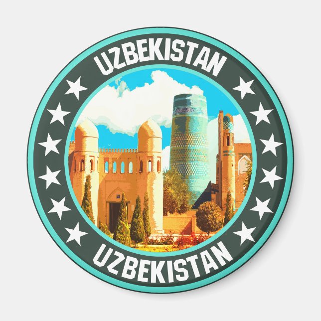 Uzbekistan                                         magnet (Front)