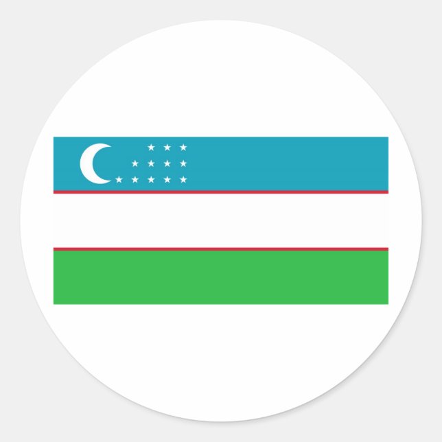 Uzbekistan Sticker (Front)