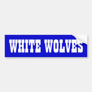Uzbekistan "White Wolves" Bumper Sticker