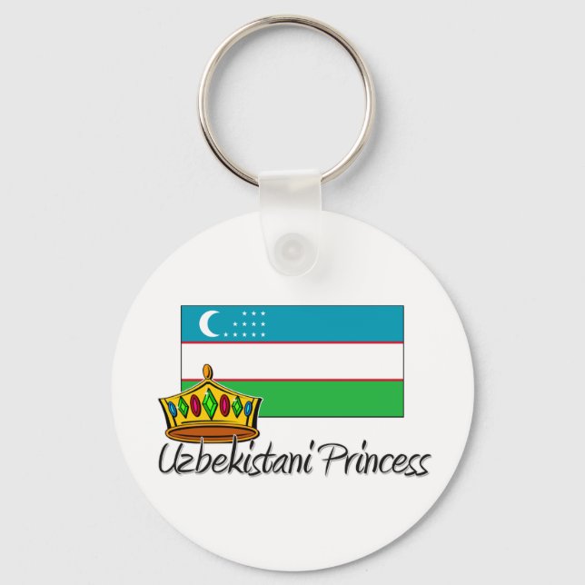 Uzbekistani Princess Keychain (Front)