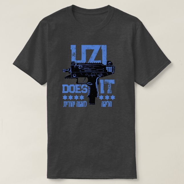 UZI DOES IT T-Shirt (Design Front)