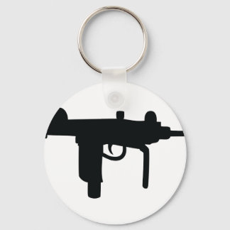 Uzi gun keychain